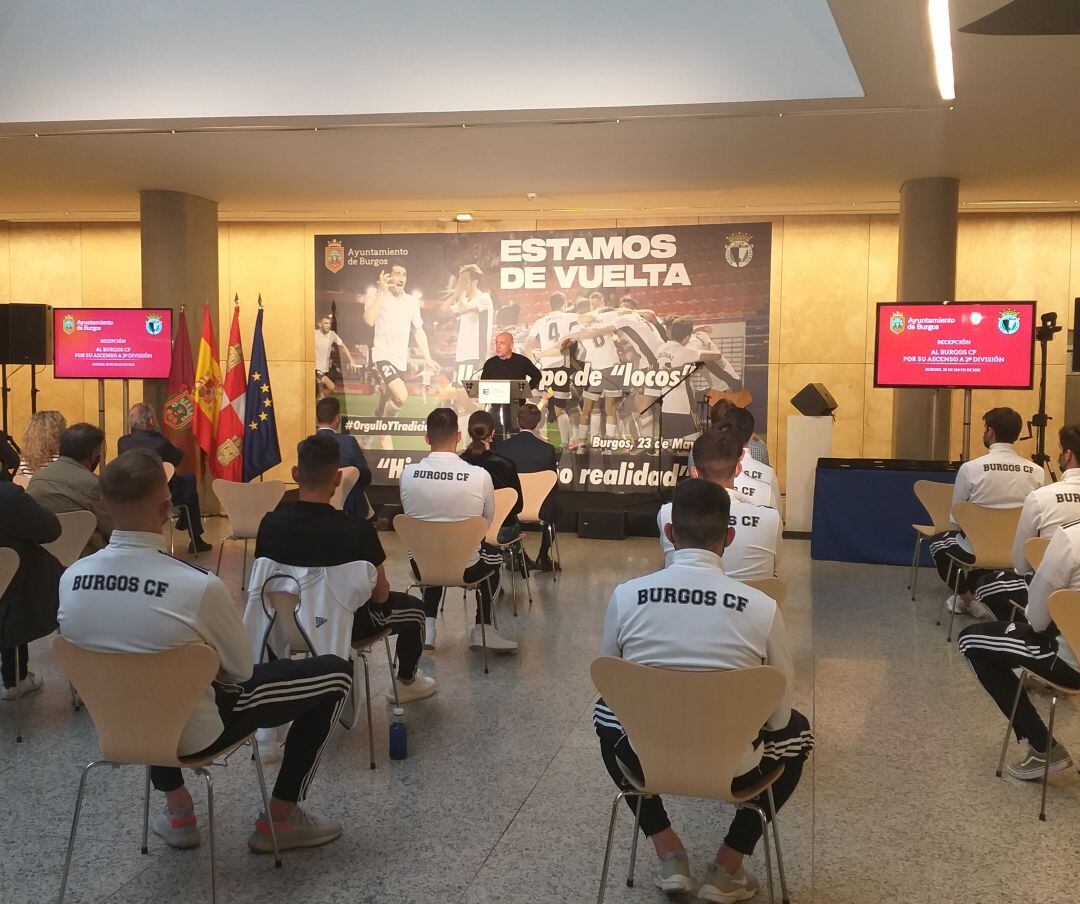 Homenaje al Burgos C.F. en el Fórum Evolución