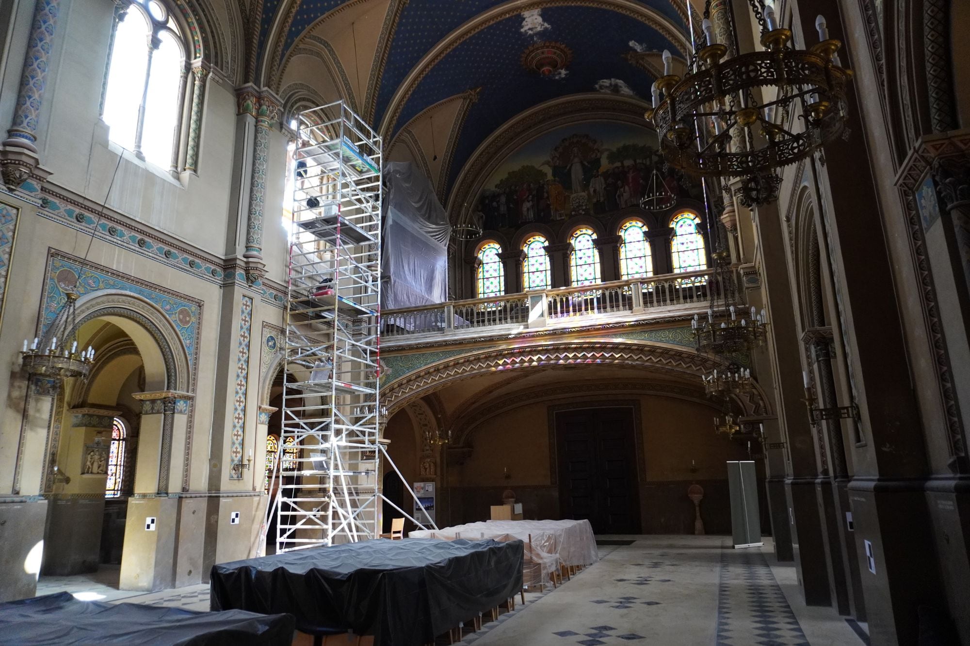 Restauración de las vidrieras de la Iglesia de los Jesuitas de València