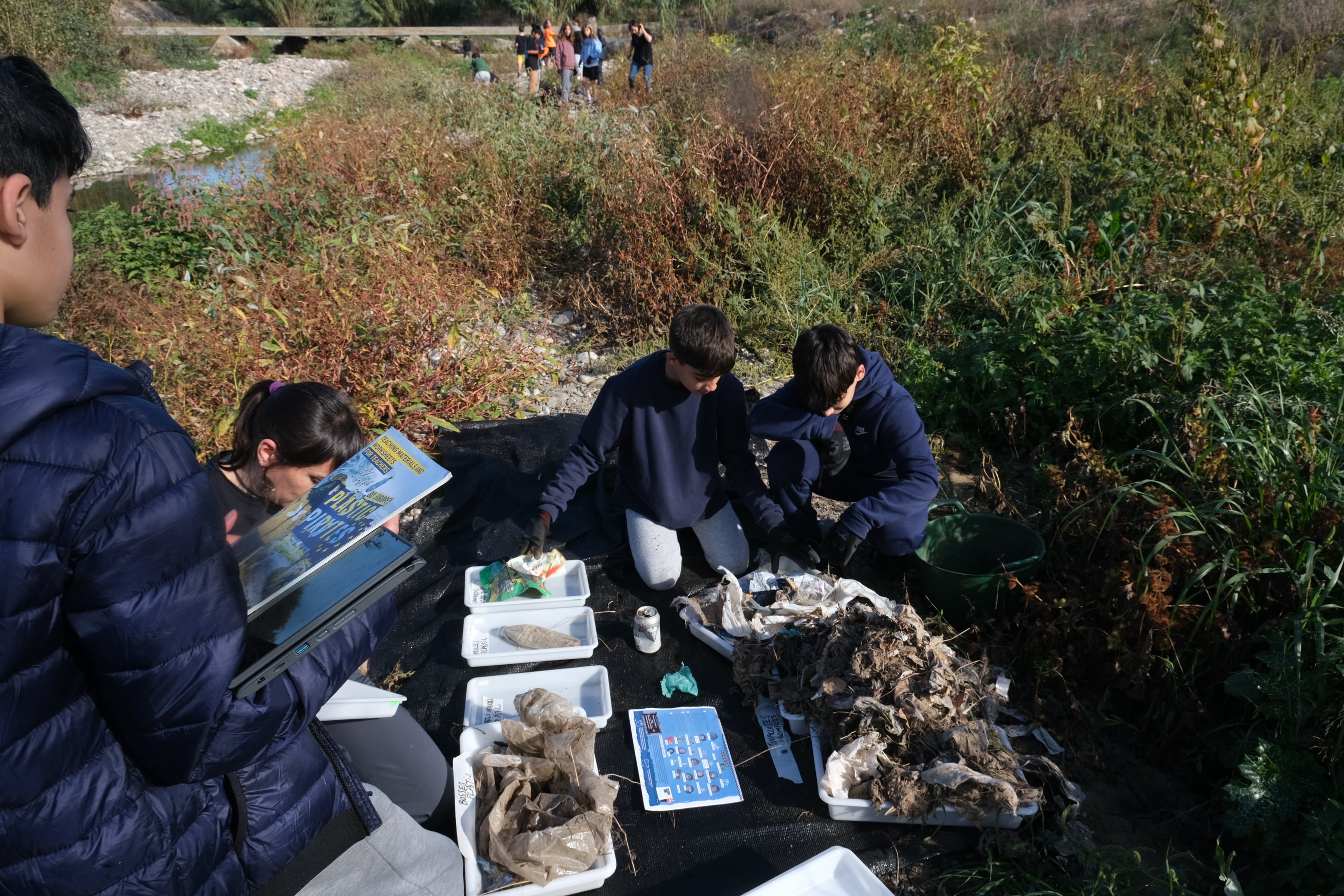 Participantes en el proyecto &#039;Plastic Pirates&#039;