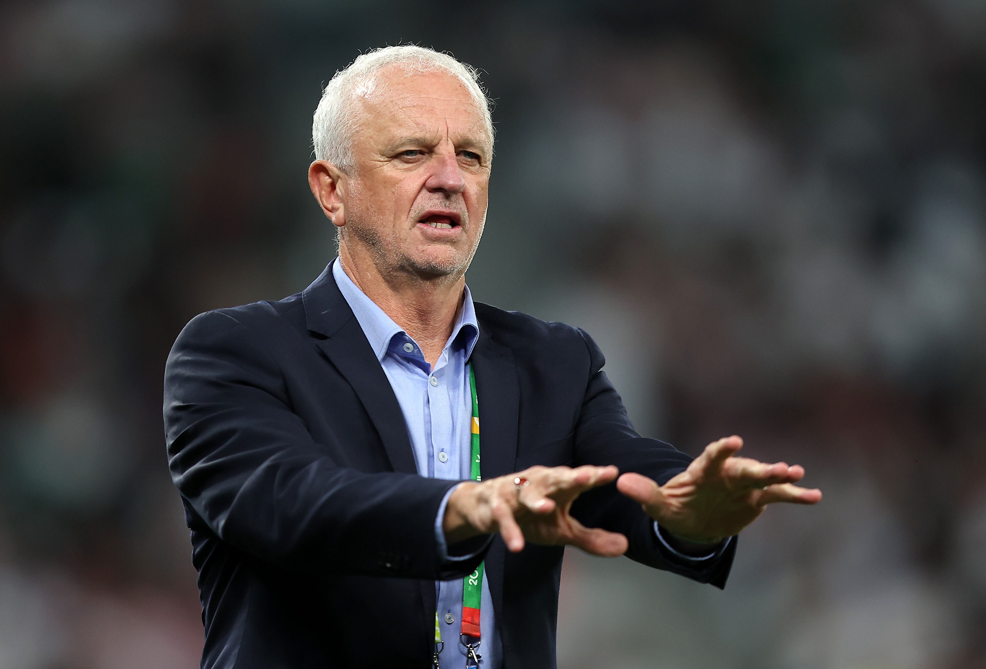 Graham Arnold, técnico de Irak. (Mohamed Farag - FIFA/FIFA via Getty Images)