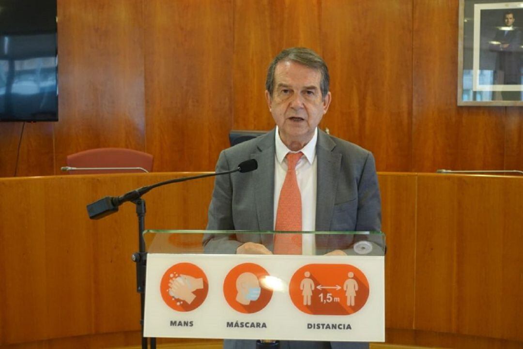 Abel Caballero en rueda de prensa