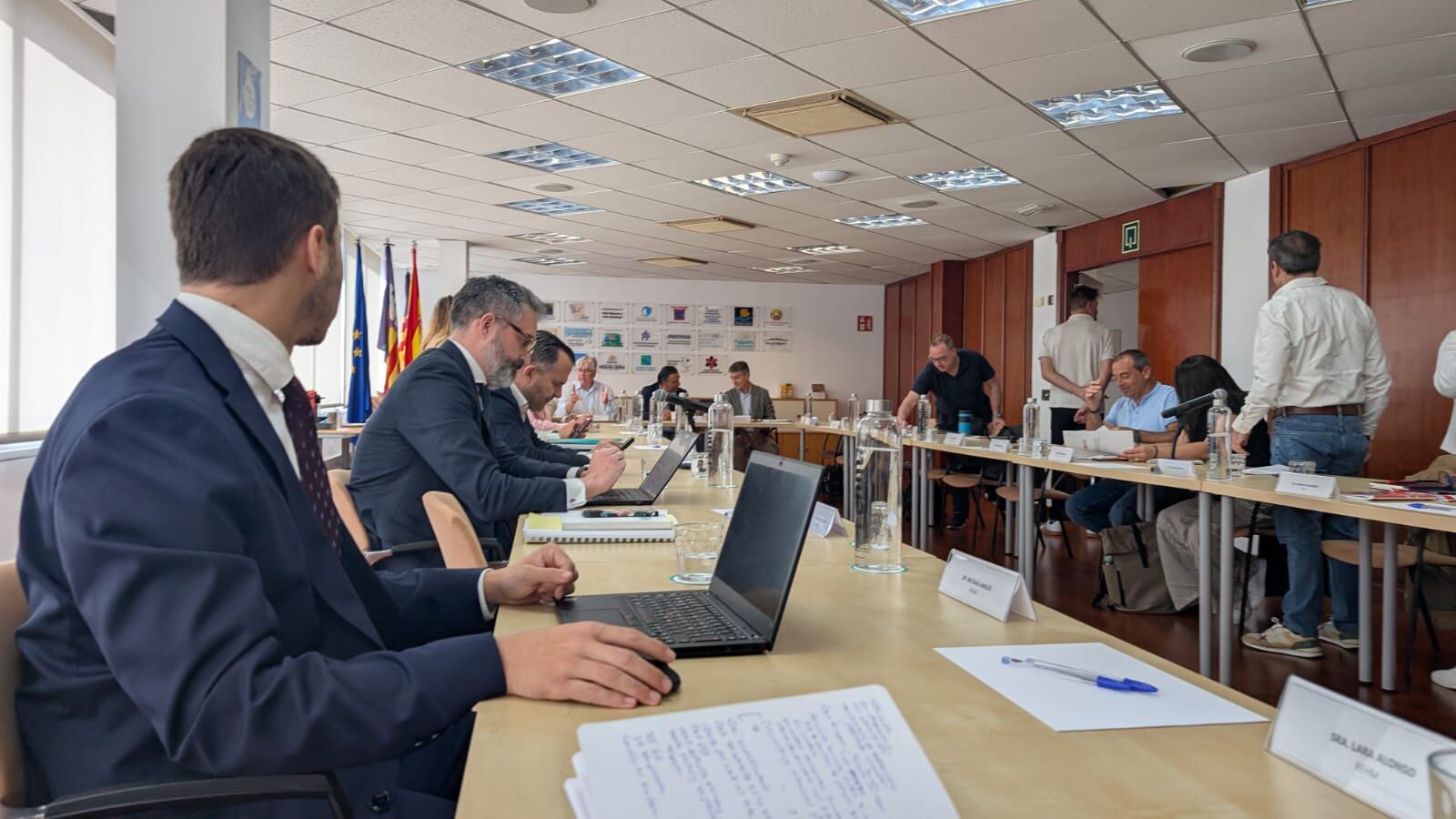 Imagen de la reunión de este miércoles