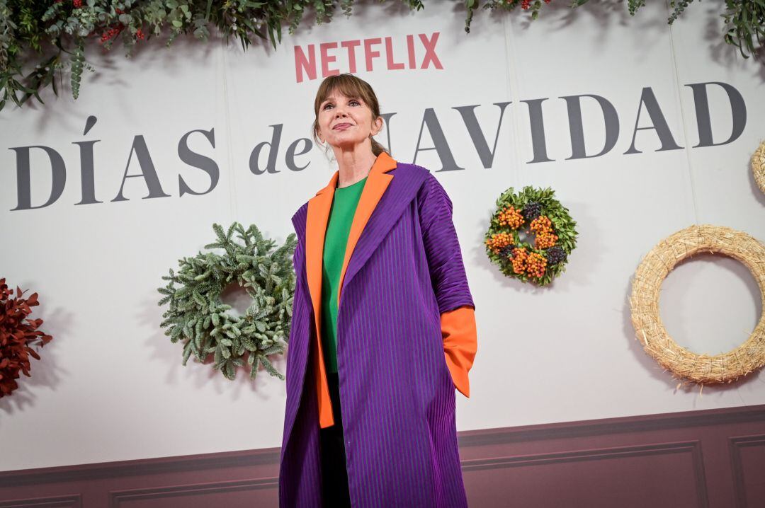 Victoria Abril, durante la presentación de &#039;Días de Navidad&#039;