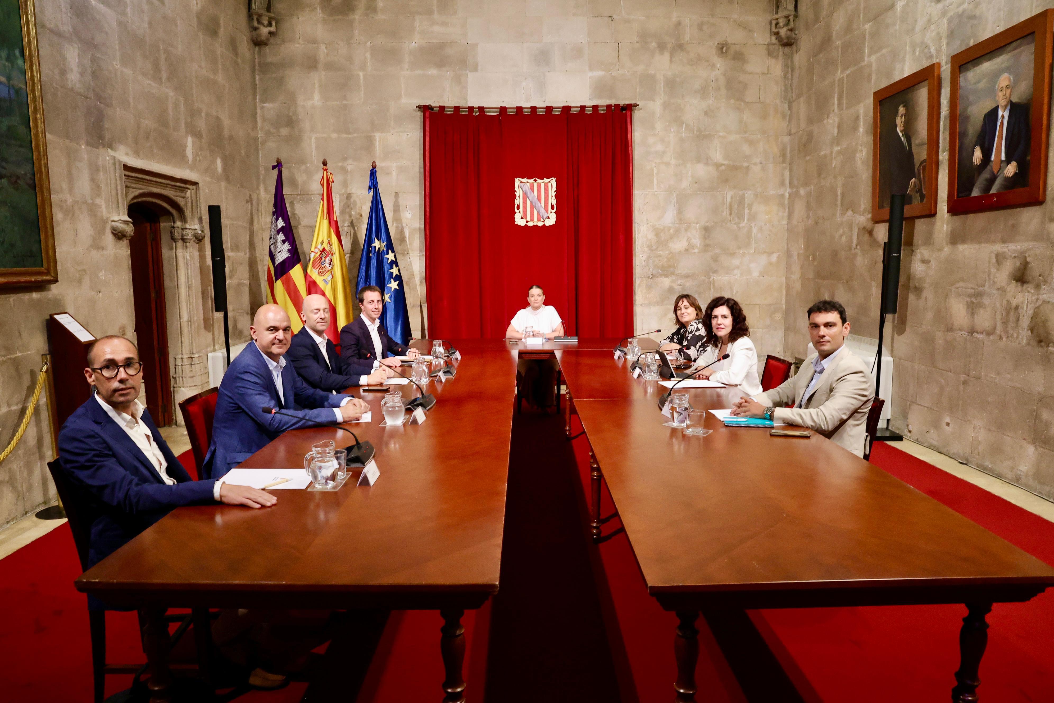 Un momento durante la reunión