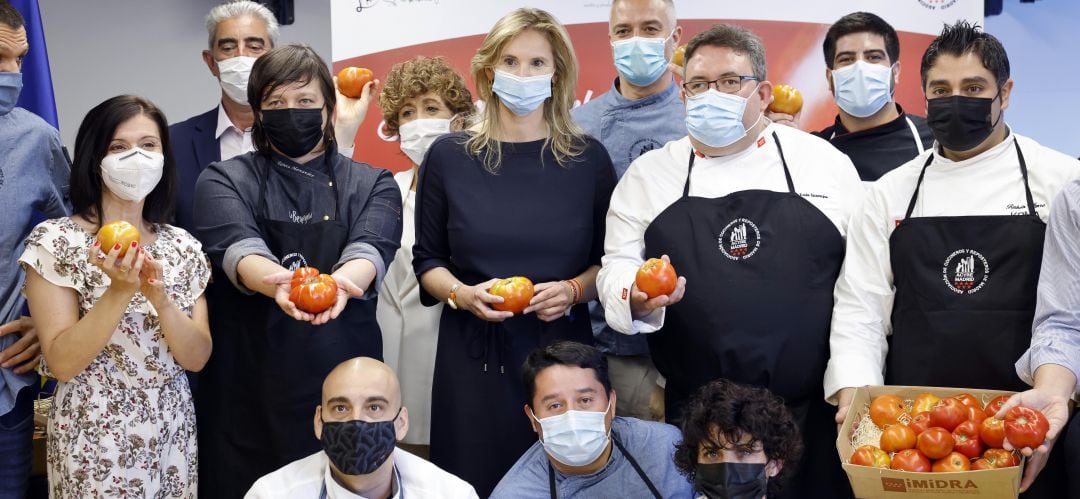 Acto de presentación de la campaña de promoción del tomate madrileño