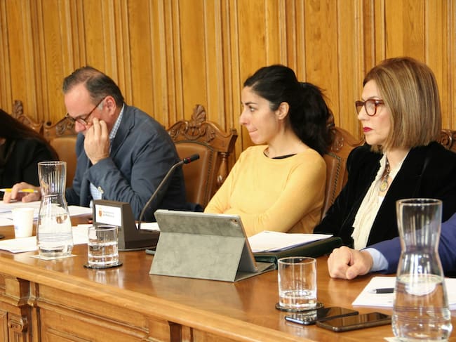 Grupo municipal de ¡Vamos Palencia! en el Ayuntamiento de Palencia, Domiciano Curiel, Marta Font y Maribel Contreras