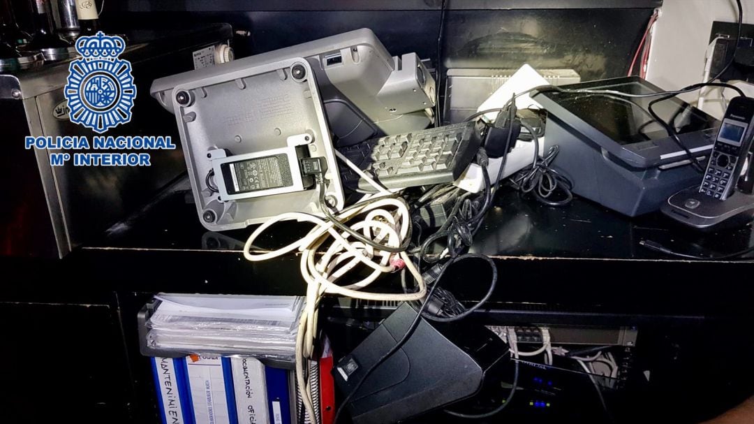 Imagen del restaurante tras el asalto