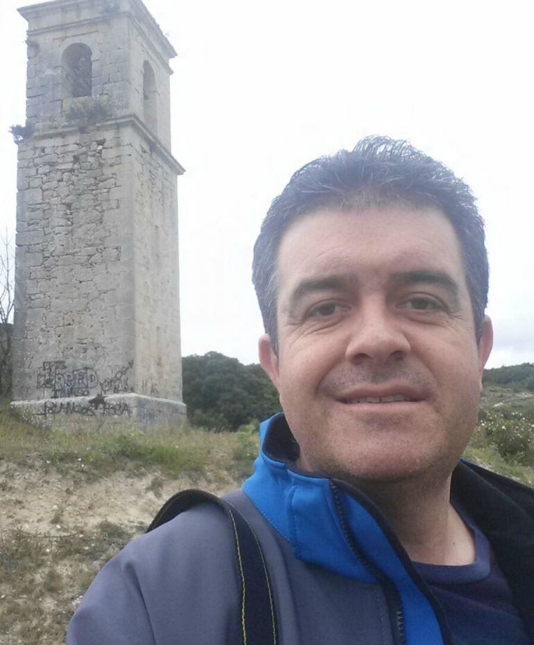 Enrique en una visita a Otxate