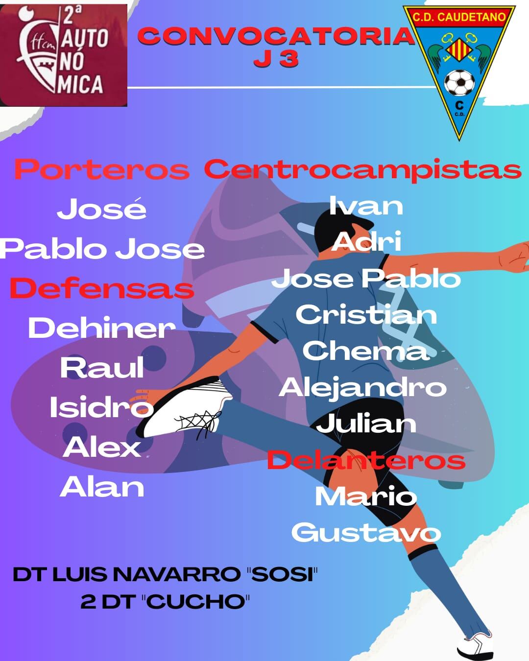 Convocatoria del equipo