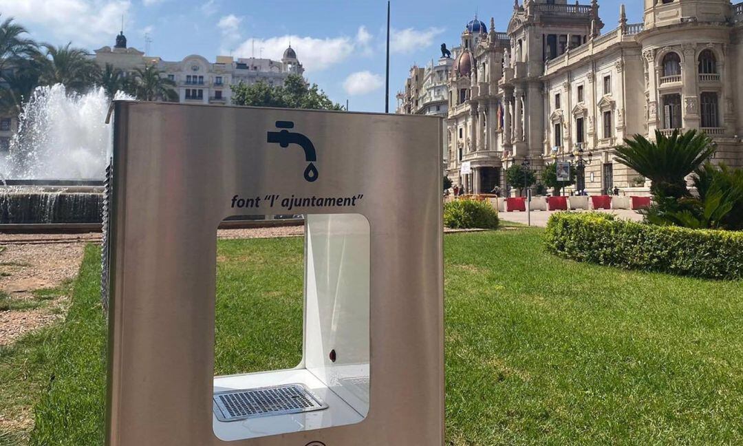 Fuente de agua filtrada en València