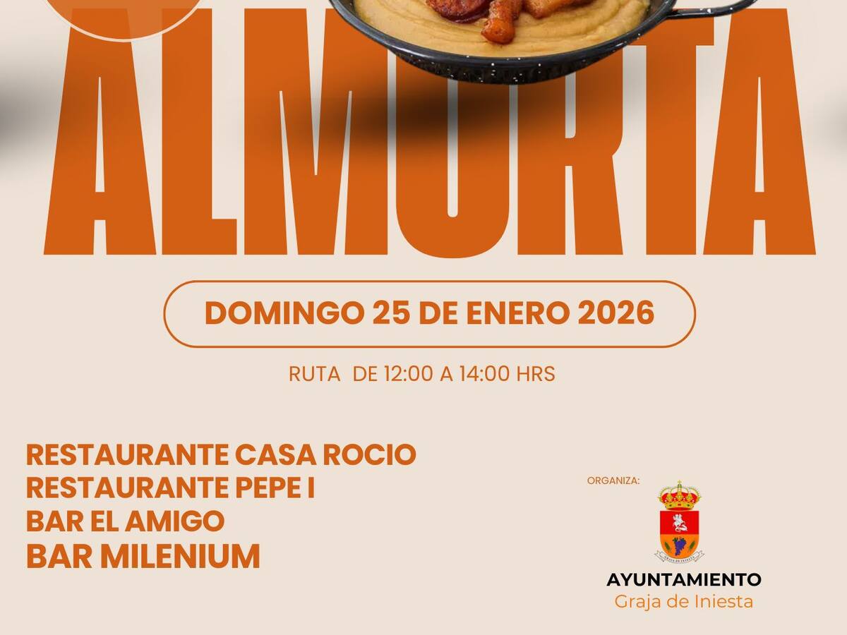 Graja de Iniesta celebra la primera edición de la Ruta de la Tapa Almorta este domingo