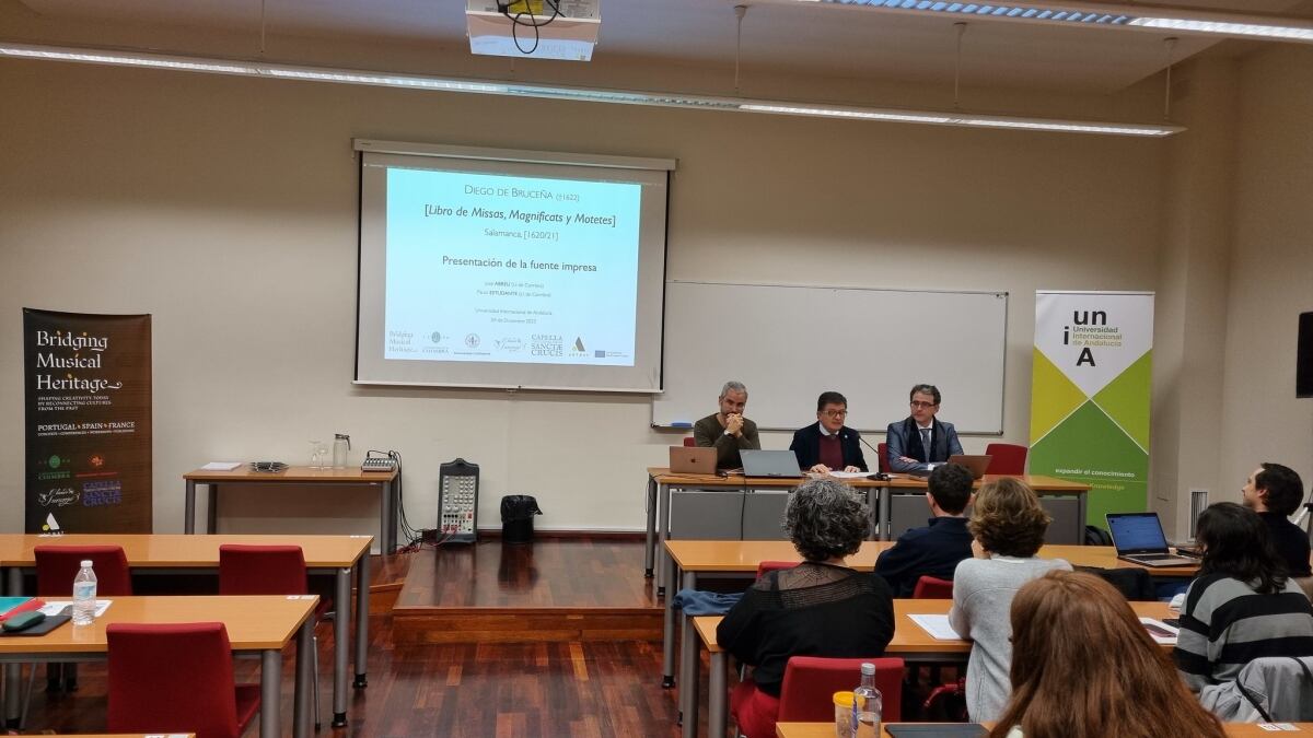 Taller sobre la música ibérica de los siglos XVI y XVII en la sede de Baeza de la UNIA