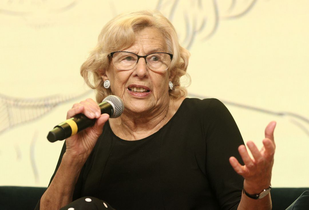 La exalcaldesa de Madrid, Manuela Carmena. 