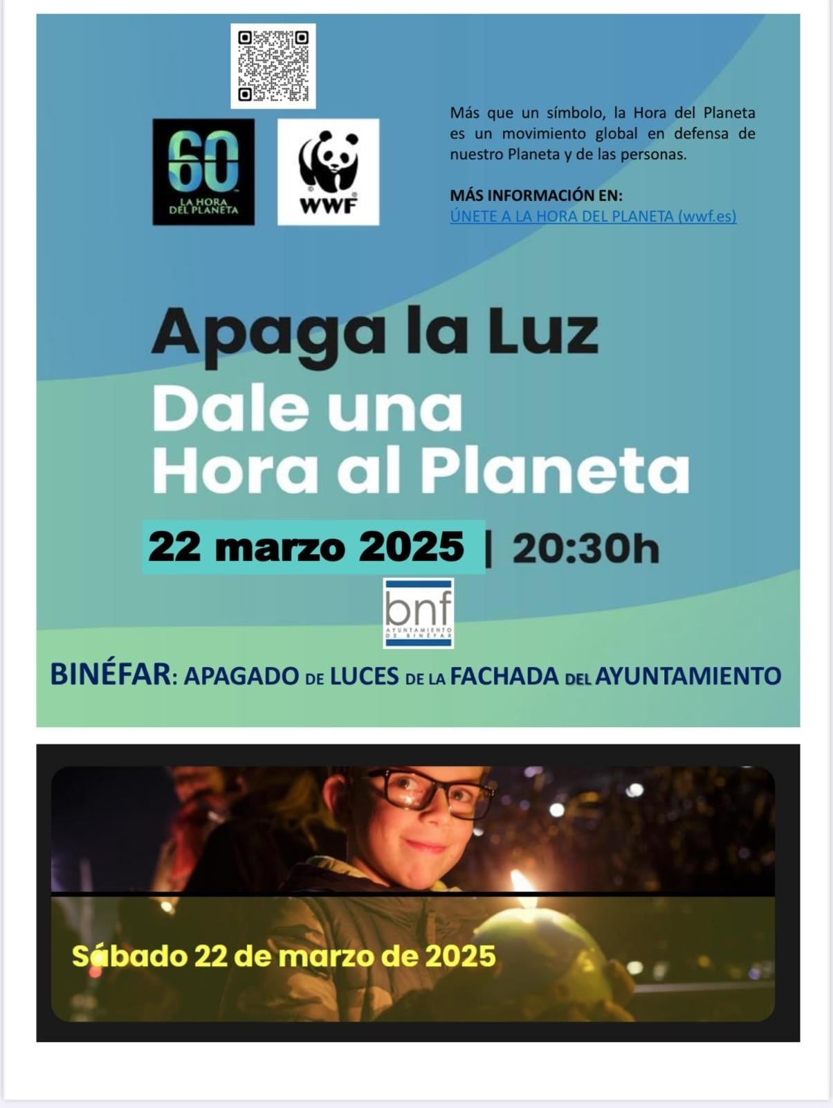 Binéfar es uno de los cuatrocientos municipios de España que se suman a esta iniciativa