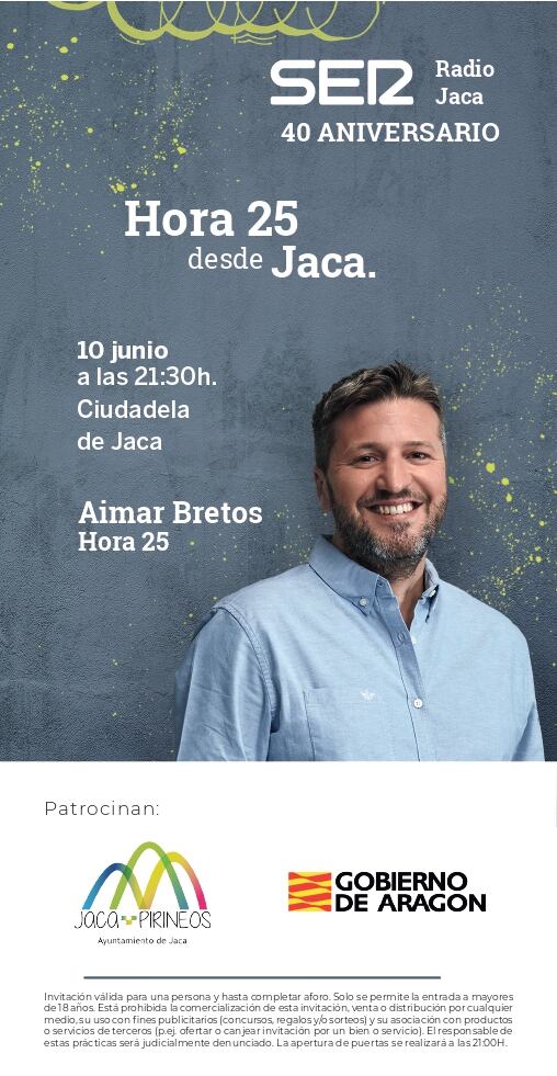 Promo Hora 25, con Aimar Bretos, desde Jaca (Huesca)