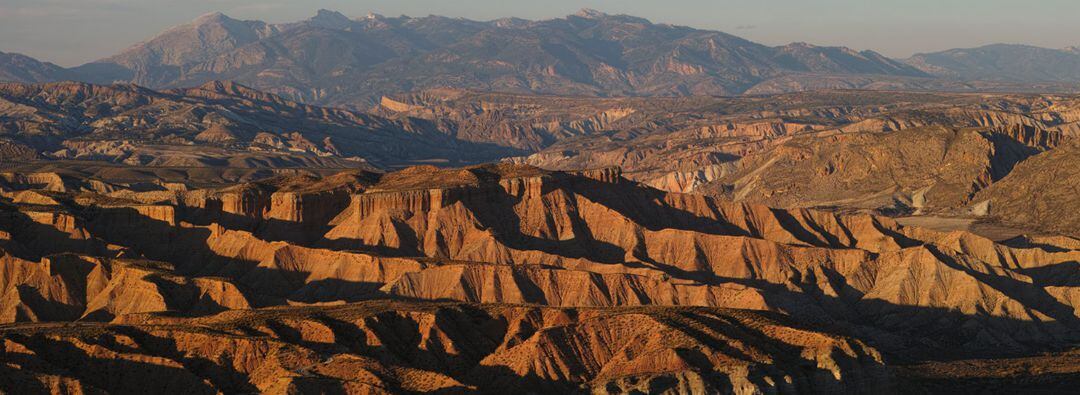 Vista panorámica del Geoparque del Norte de Granada