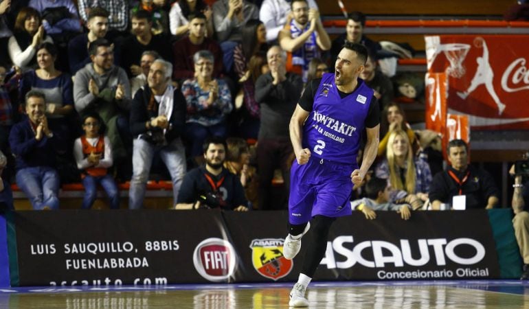 El croata Marko Popovic (2) anotó siete triples y lideró al conjunto fuenlabreño con 22 puntos en su &#039;centenario&#039; en Liga ACB.