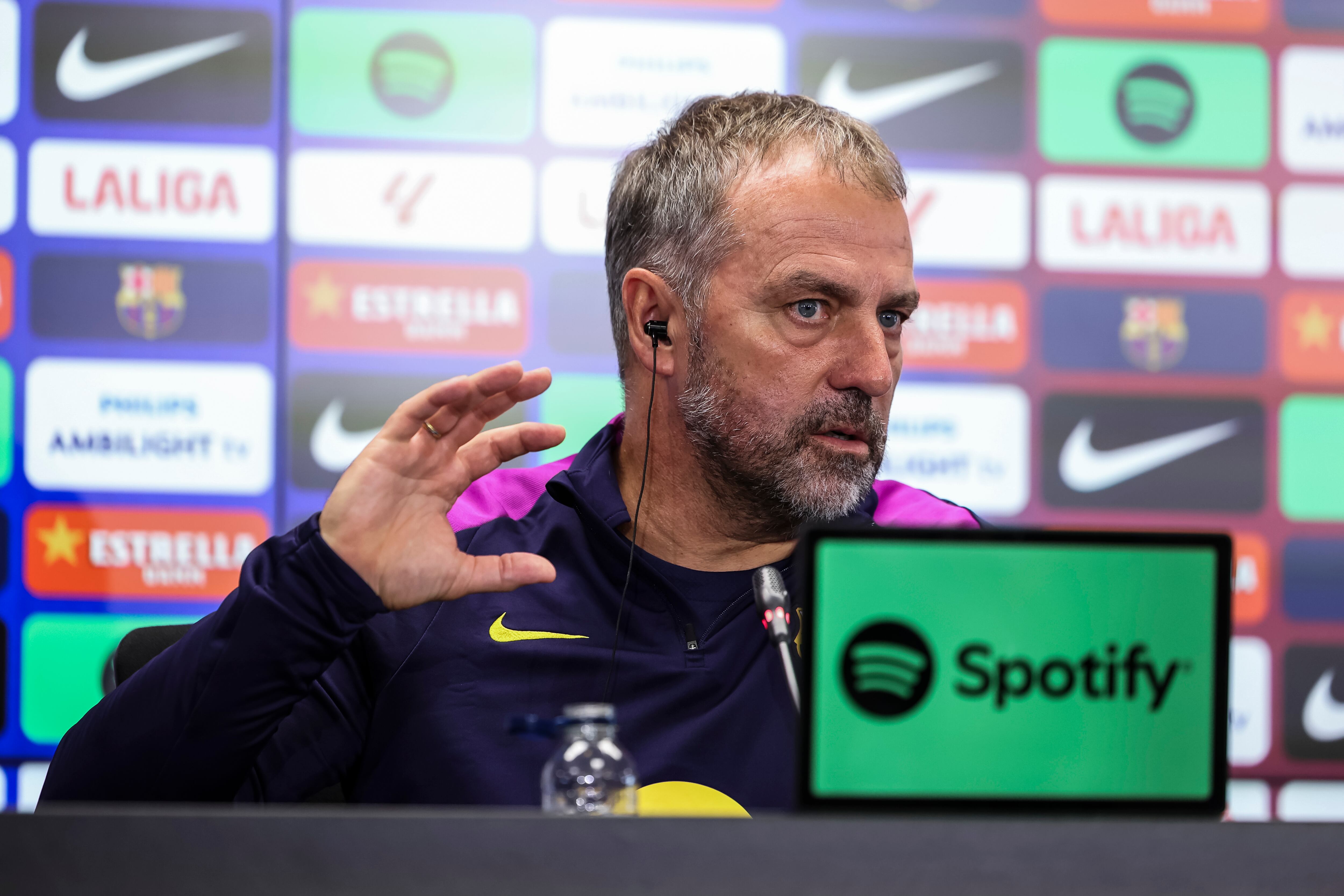 Imagen de archivo de Hansi Flick, entrenador del FC Barcelona