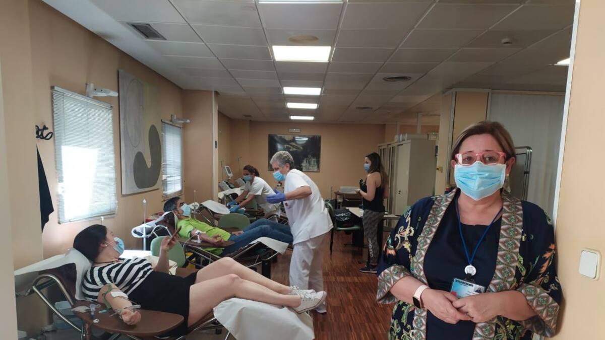 Toñi Gómez, responsable de Comunicación del Centro de Hemodonación