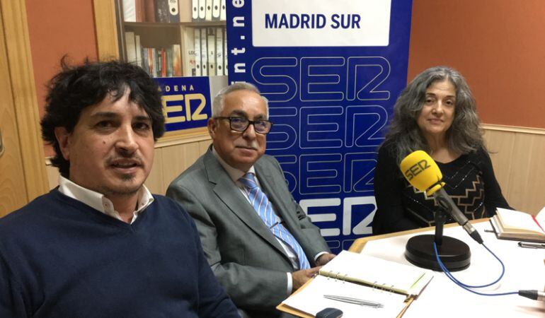Los representantes de PSOE, PP y Cambiemos Parla