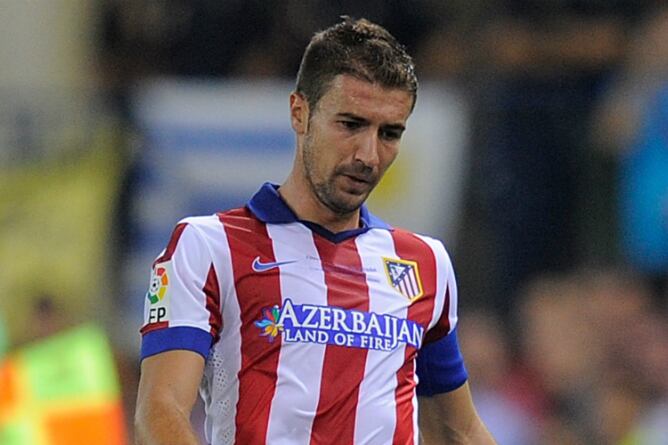 Gabi, durante el encuentro de Supercopa