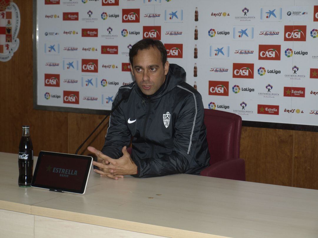 Fran Fernández en rueda de prensa.