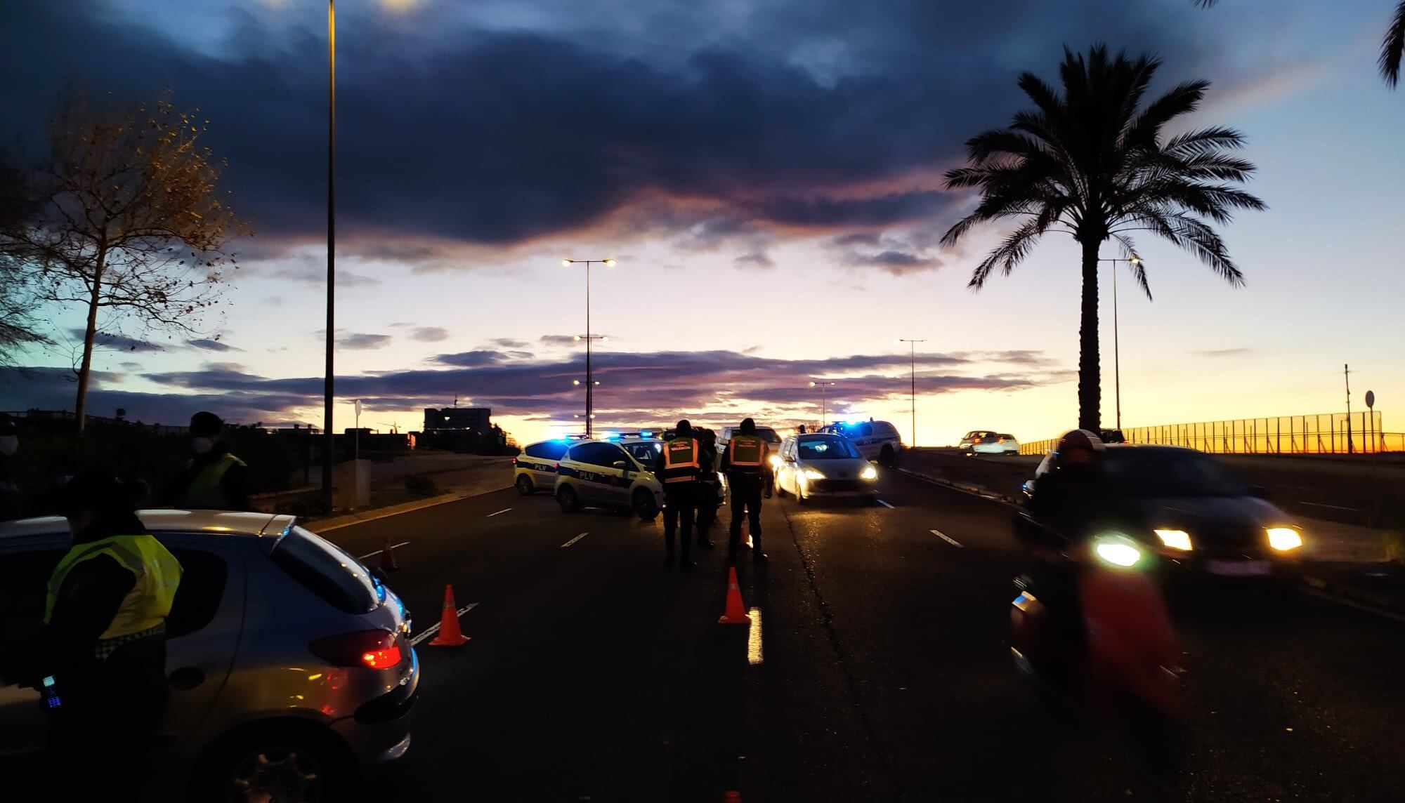 Actuación de la Policía Local de València