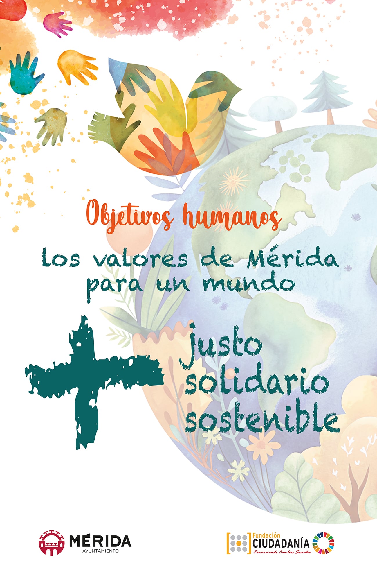 Cartel Proyecto ODS &#039;Objetivos Humanos&#039; en Mérida