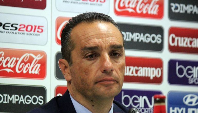 Jose Luis Oltra, entrenador del Córdoba CF