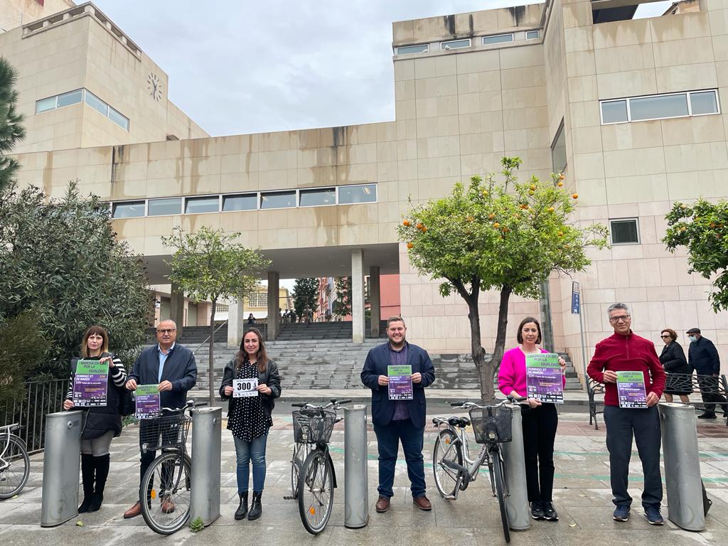 I Marcha en bici por la igualdad de Elche