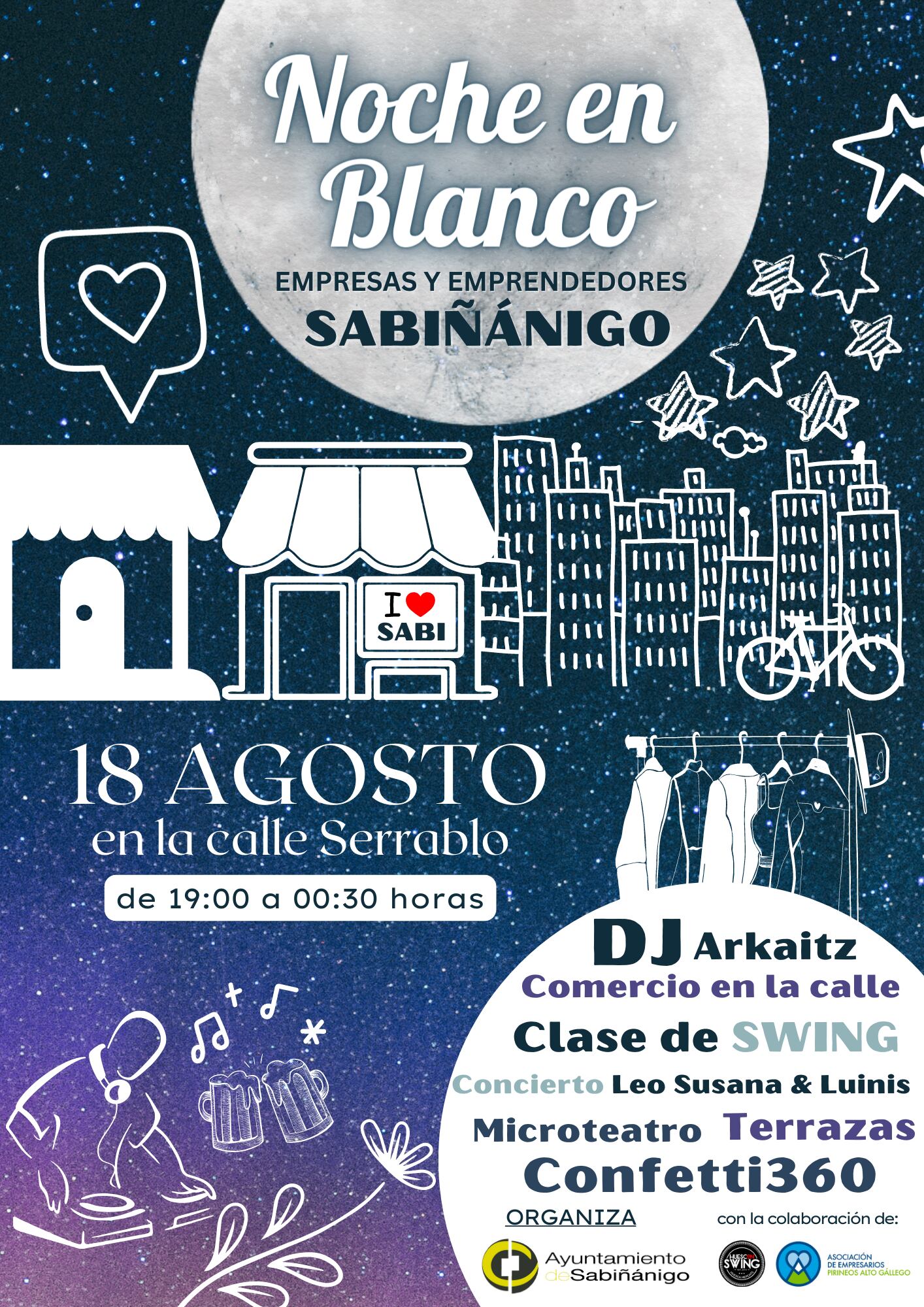 Comercio en la calle este viernes