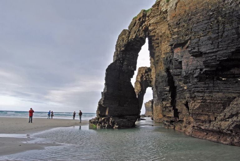 Praia das Catedrais, en Lugo