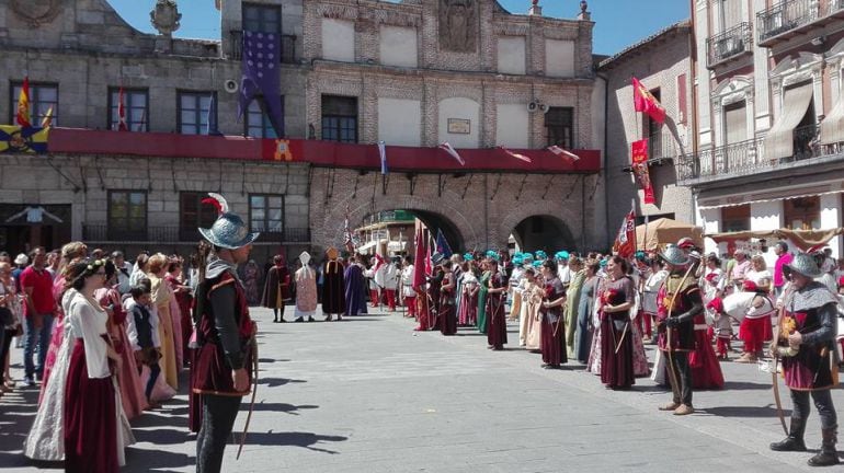 Uno de los desfiles vividos en la Feria Renacentista del pasado año