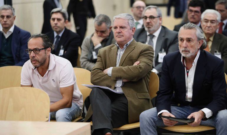 El Bigotes, Crespo y Correa, en el juicio a la Gürtel valenciana.