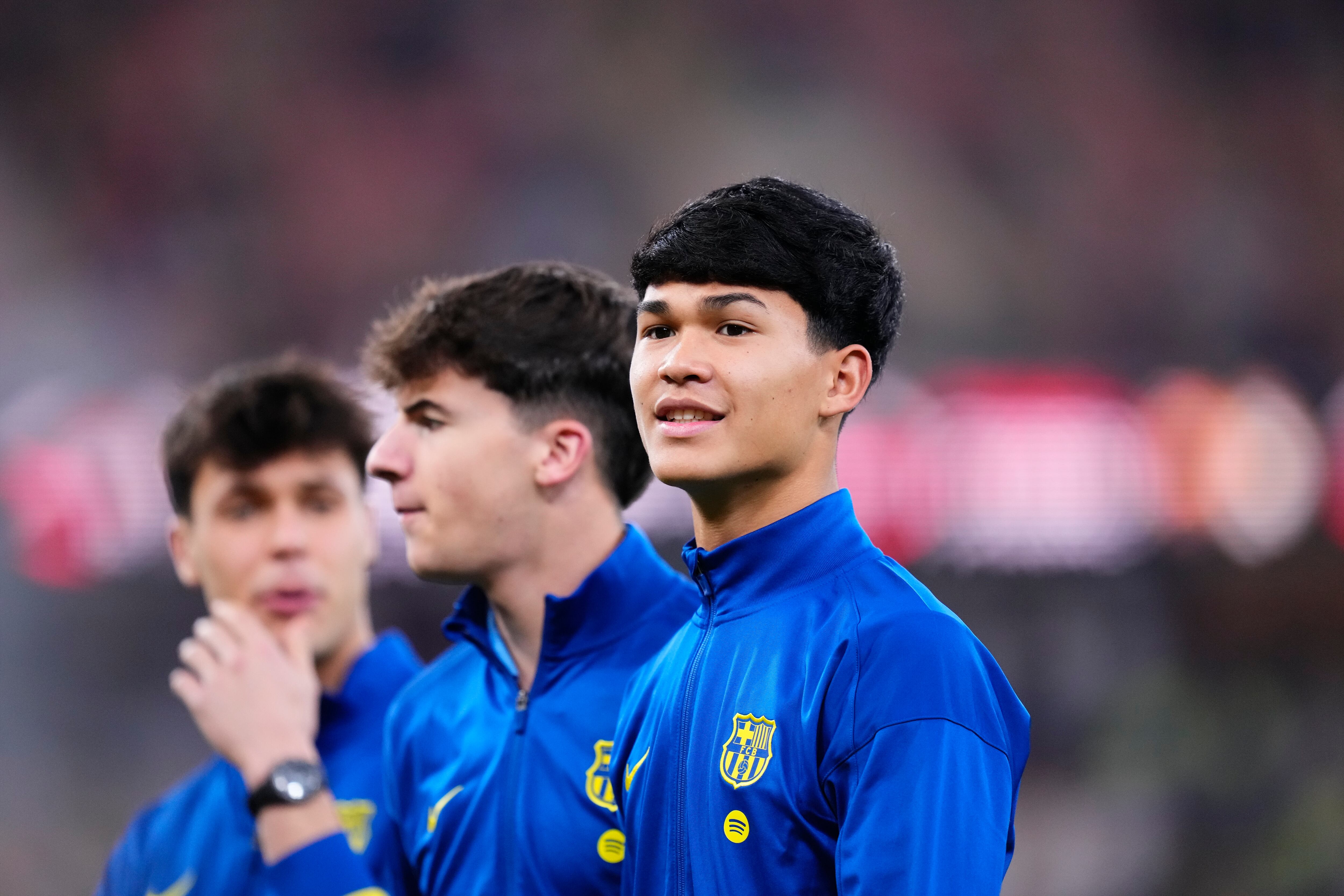 Dro en el encuentro de Supercopa de España contra el Real Madrid