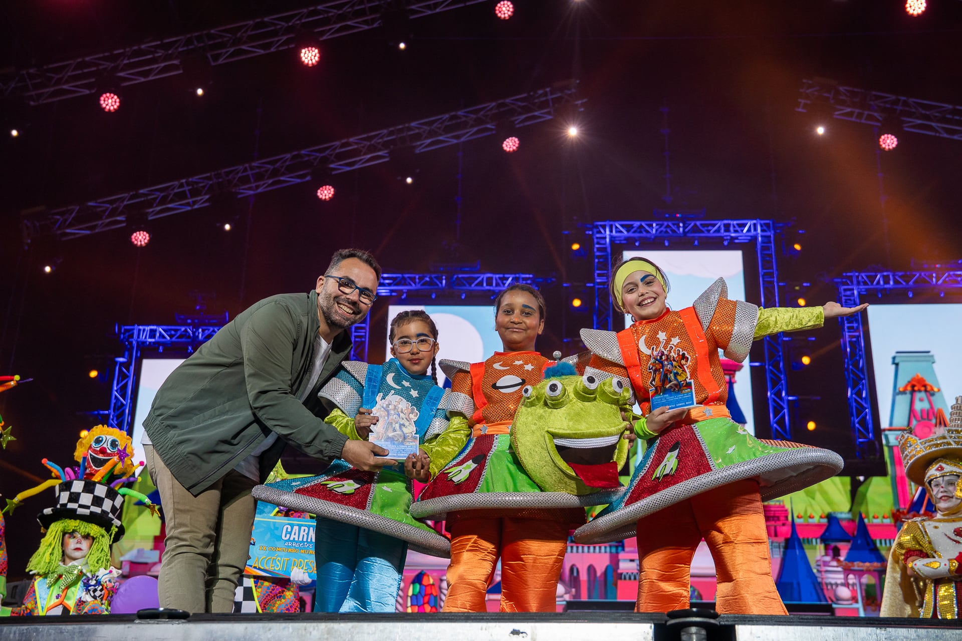 Los Titiñecos, accesit del IX Concurso de Murgas Infantiles del Carnaval de Arrecife.