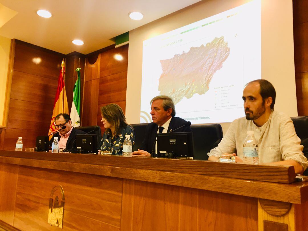 Momento de la presentación del balance del Plan Infoca en la delegación del gobierno de Jaén