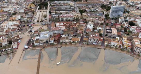 Vista aérea de Los Alcázares.