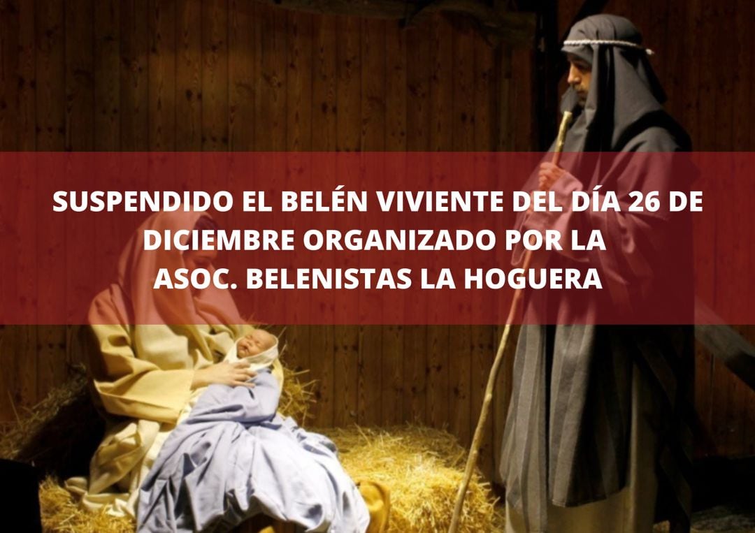 Suspendido el Belén Viviente del día 26 de diciembre