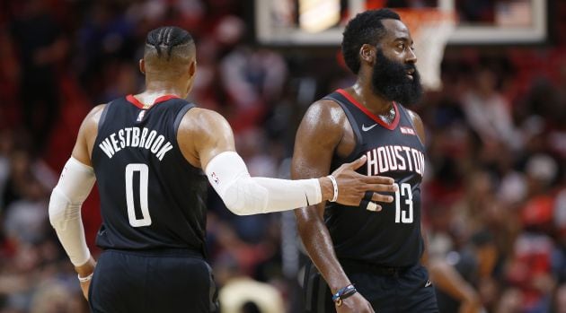 Russell Westbrook y James Harden