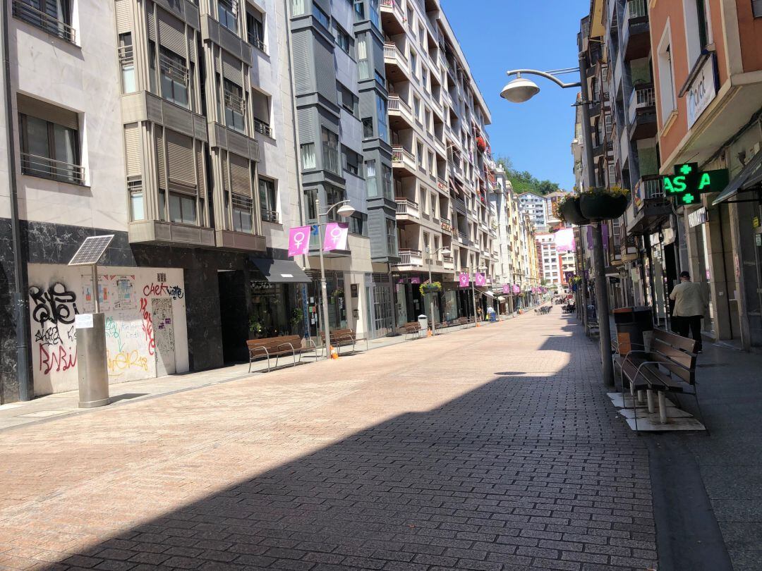 Imagen de la calle Toribio Etxebarria, la popularmente conocida como &#039;Dos de mayo&#039;