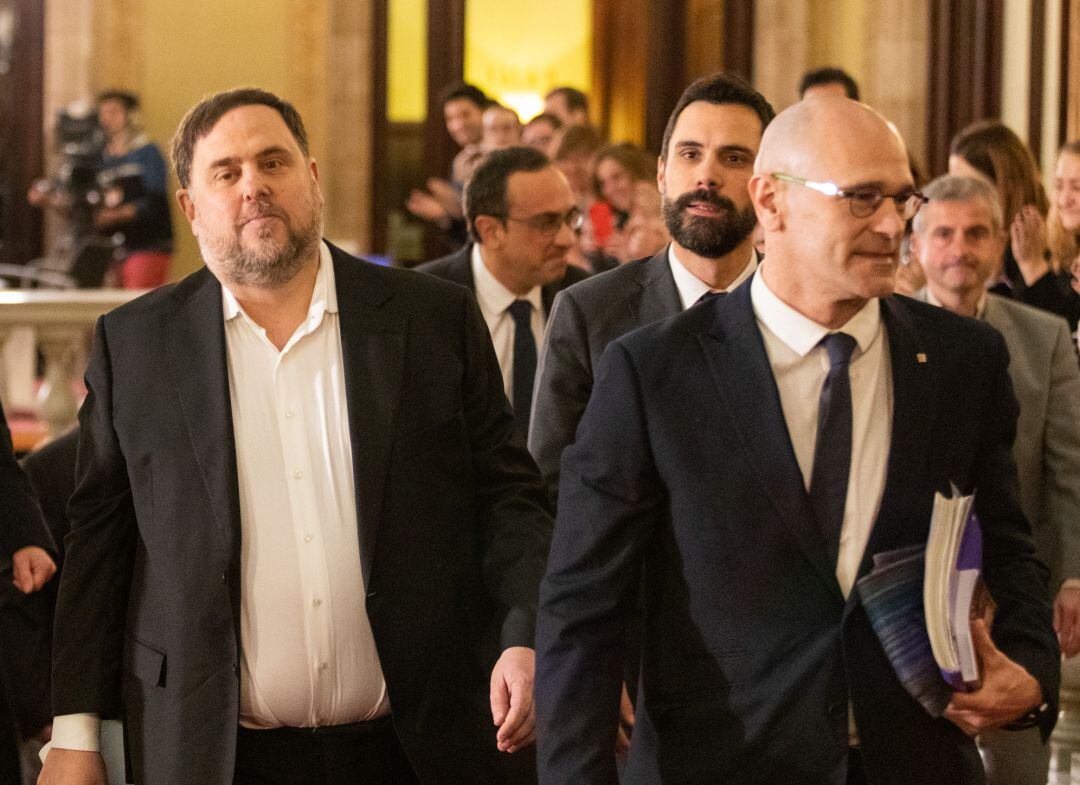 Oriol Junqueras y Oriol Romeva