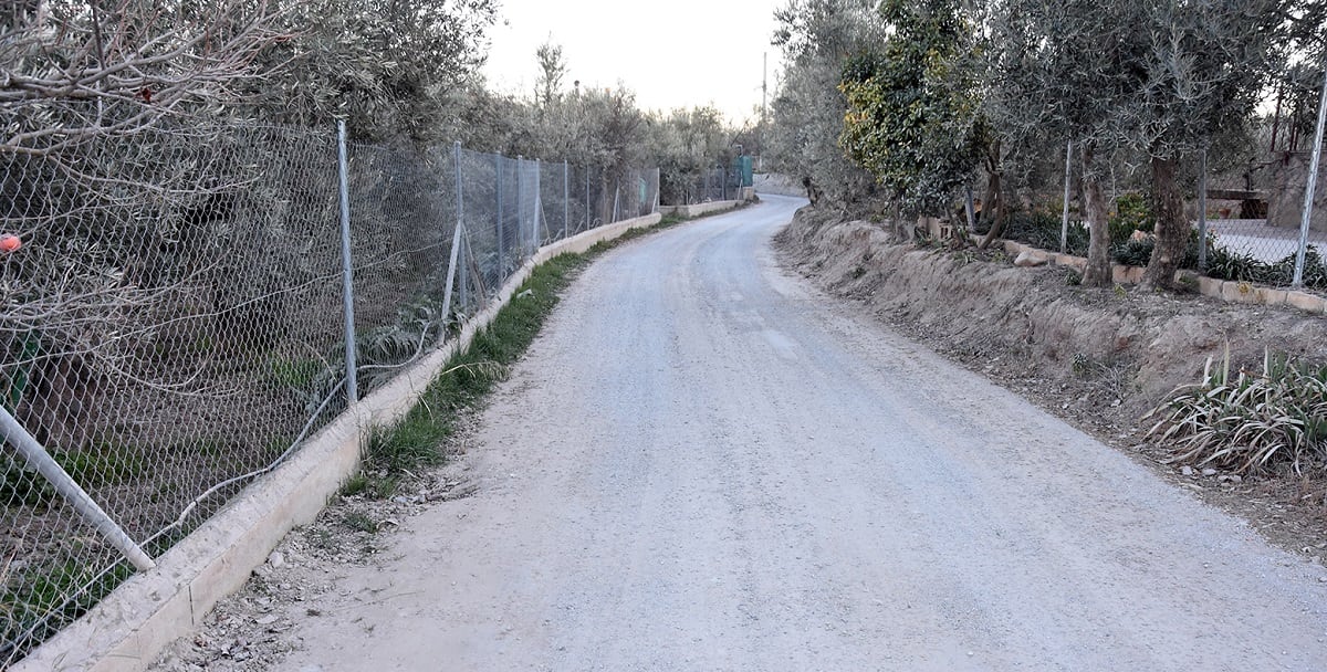 Camino rural en Baza