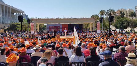 Joan Ribó en su discurso