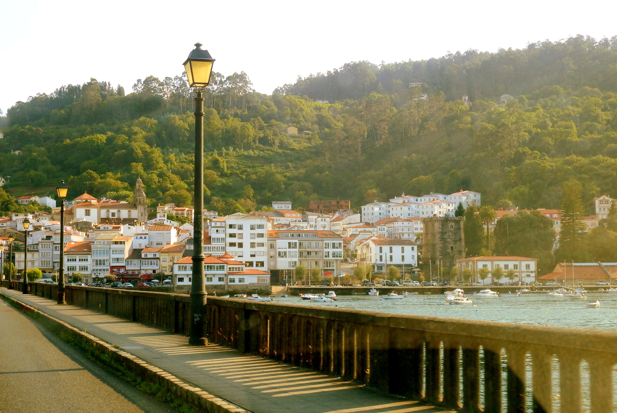 Old village of pontedeume. Located on the coast in the high rials Gallegas, at the mouth of the River Eume. Old medieval town that was under the control of the Andrade of which are conserved several constructions with the castle and the tower in the center of the town