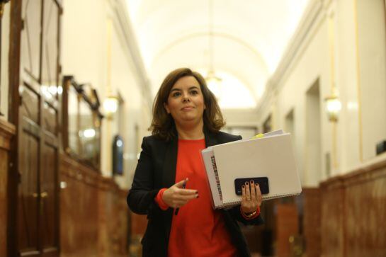 DVD 689 (10-12-14) Pleno del Congreso de los Diputados. Soraya Saenz de Santamaria. Foto: Uly Mart’n.