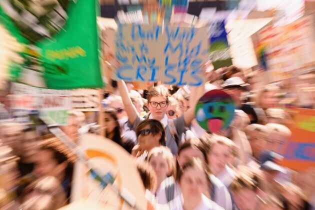 Fotogalería | Las manifestaciones por la crisis climática, en imágenes.