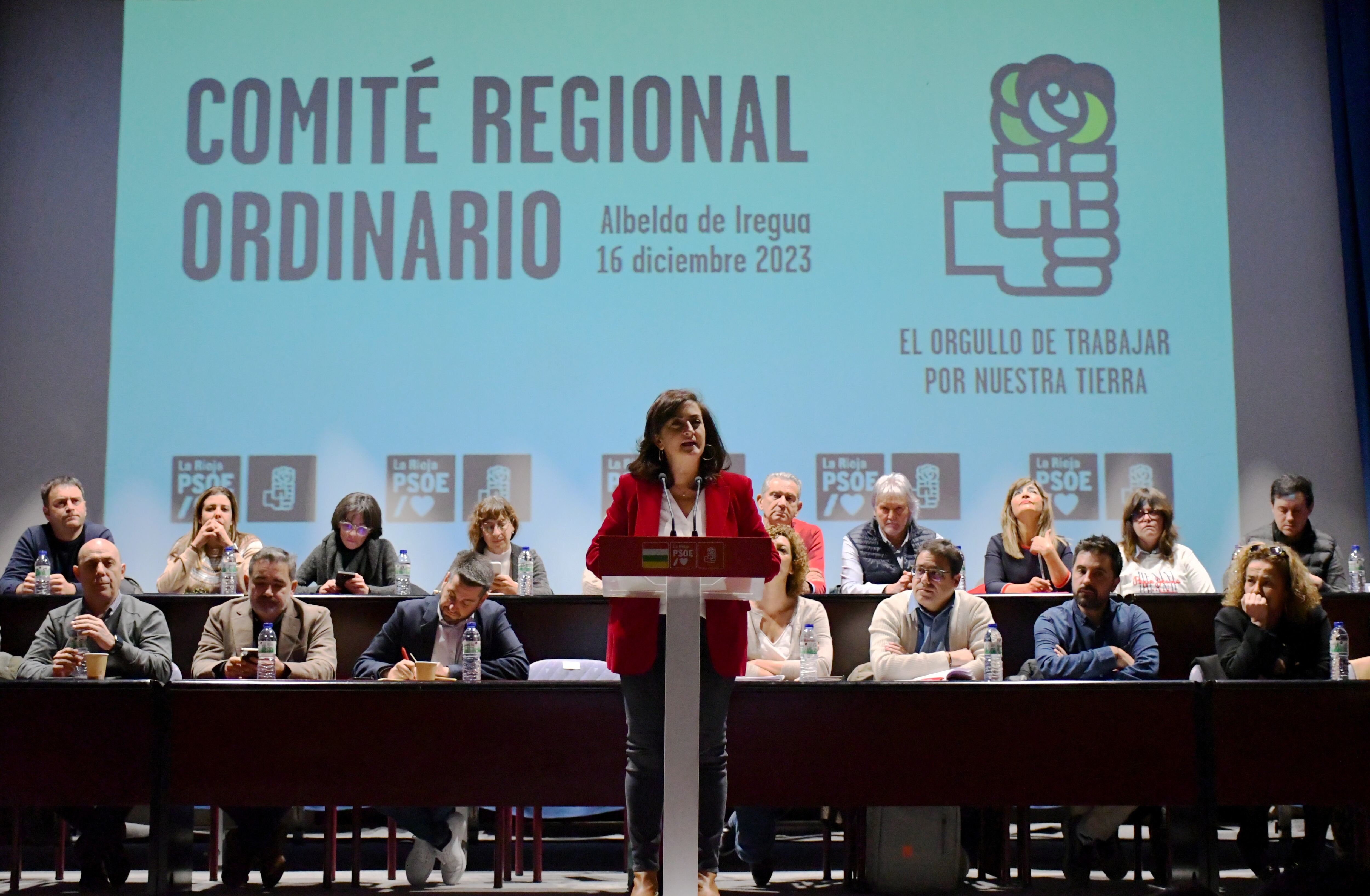 Andreu interviene en el Comité Regional Ordinario del PSOE La Rioja