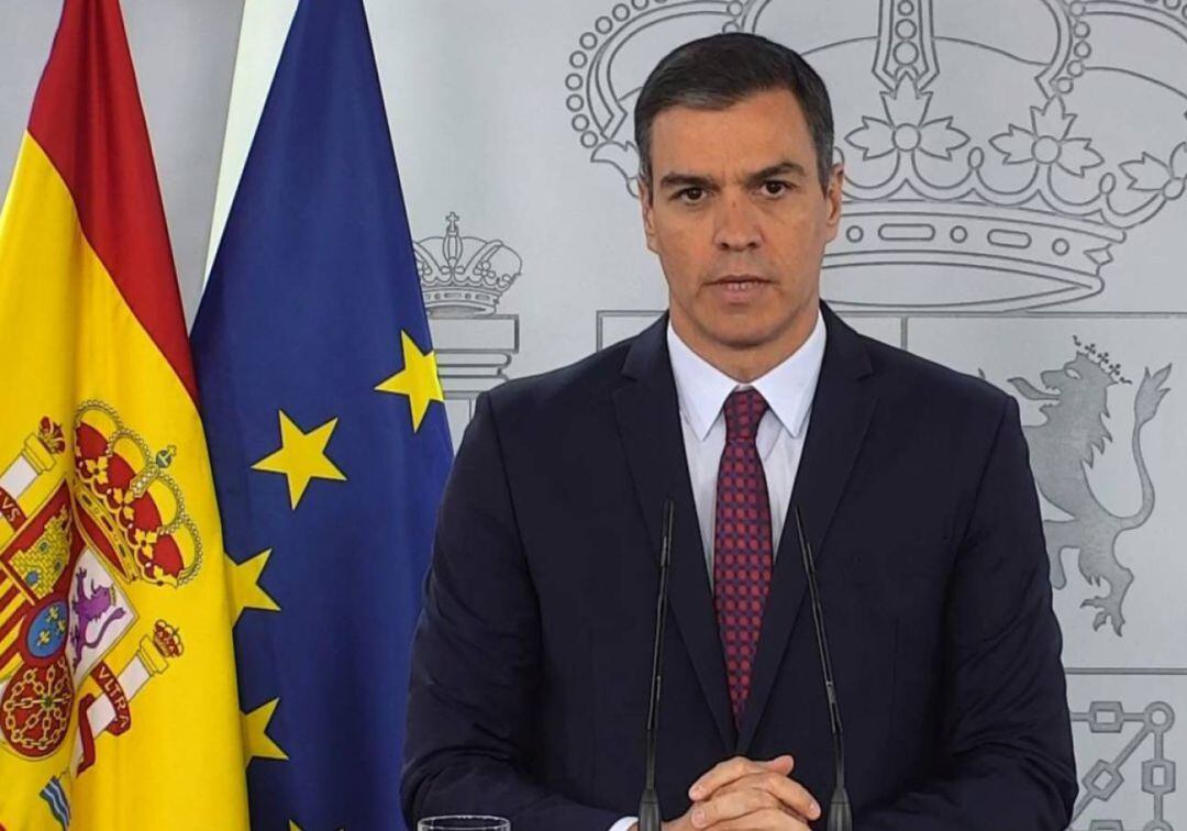El presidente del Gobierno, Pedro Sánchez