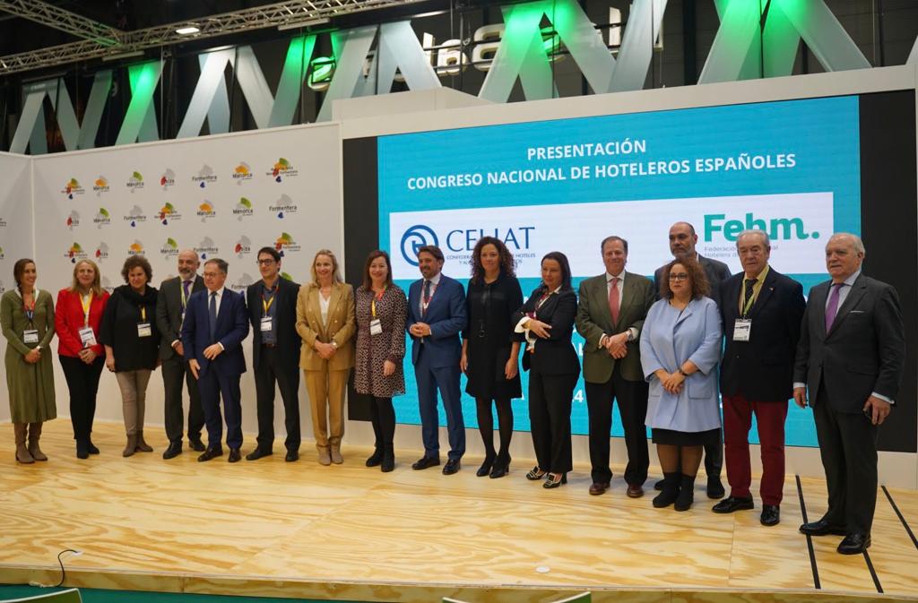 Presentación Congreso Nacional Hoteleros en FITUR. FEHM